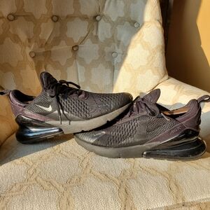 Nike Air Max 270 Men's Black Athletic Sneakers